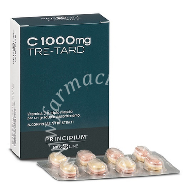 Principium c 1000 mg tre-tard 24 compresse 
