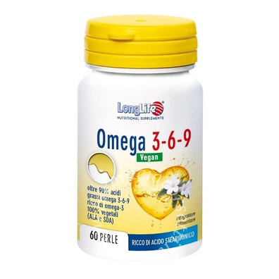 Longlife omega 369 vegan 750 mg 60 perle