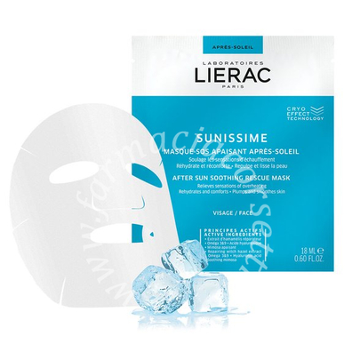 Lierac sunissine maschera doposole in tessuto 18 ml