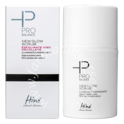 Hino Natural Skincare Pro Balance New Glow Scrub Esfoliante Viso Décollete 50 ml